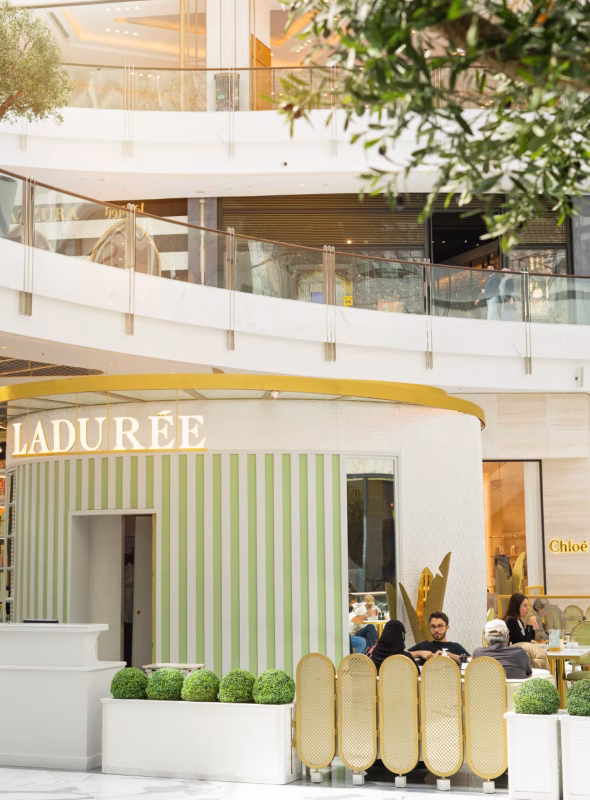 Dubai, UAE, May 2025 — Ladurée had the distinct honor of welcoming His Highness Sheikh Mohammed bin Rashid Al Maktoum